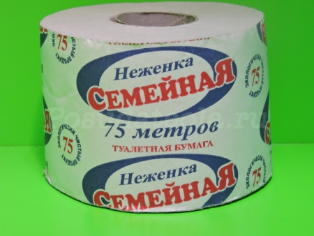 Туалетная бумага "Семейная" 70 м  24 рул/кор